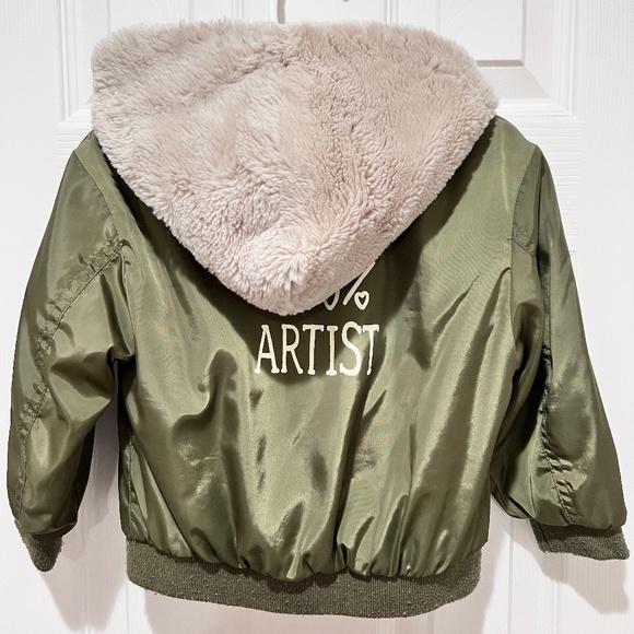 [All for$6-20 ]2-3Y ZARA soft lined plush jacket - Picture 4 of 5